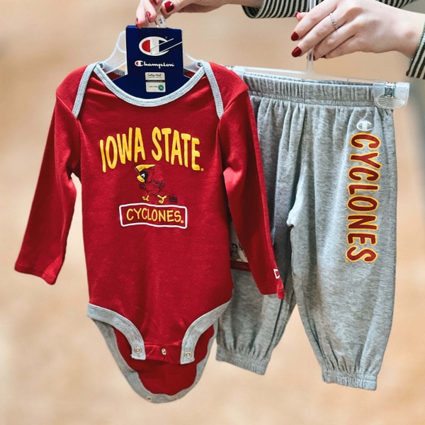 Champion® Infant Pennant Cy Long Sleeve Onesie & Pant Set